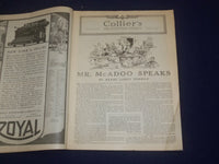 1918 MARCH 9 COLLIER'S MAGAZINE - MR. MCADOO SPEAKS - ST 6728