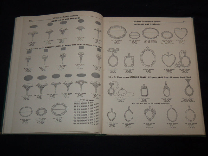 1948 GRIEGER'S LAPIDARY AND JEWELRY ARTS CATALOG - KD 3911C