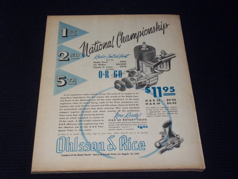 1947 DECEMBER AIR TRAILS PICTORIAL MAGAZINE - NATIONAL SOARING MEET - E 7087