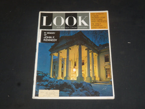 1963 DECEMBER 31 LOOK MAGAZINE - IN MEMORY OF JOHN F. KENNEDY - SP 8077