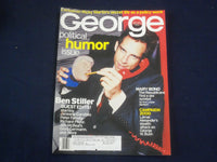 1999 AUGUST GEORGE MAGAZINE - BEN STILLER COVER - POLITCAL HUMOR - ST 6201