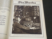 1927 JANUARY 15 DIE WOCHE GERMAN MAGAZINE - NICE ILLUSTRATED COVER - ST 4312