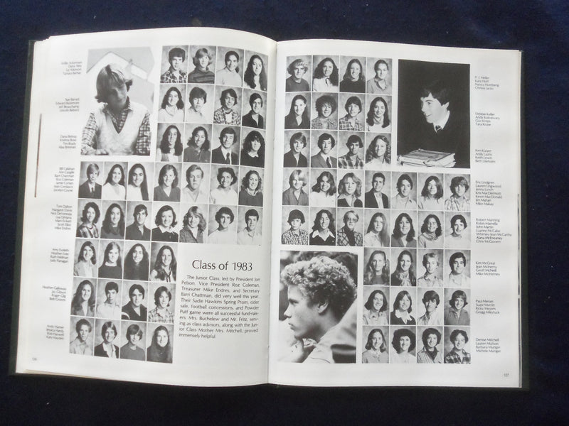 1981 LAKES MOUNTAIN LAKES HIGH SCHOOL YEARBOOK - MOUNTAIN LAKES, NJ - YB 1926U