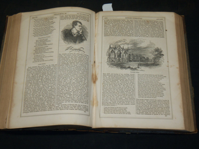 1847 CYCLOPAEDIA OF ENGLISH LITERATURE VOLUME NO. 2 EDITED BY CHAMBERS - KD 5910