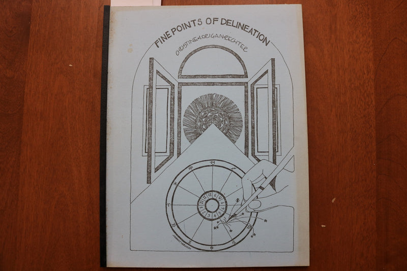 1975 FINE POINTS OF DELINEATION SOFTCOVER BOOK BY CHRISTINE REHTER - K 3163
