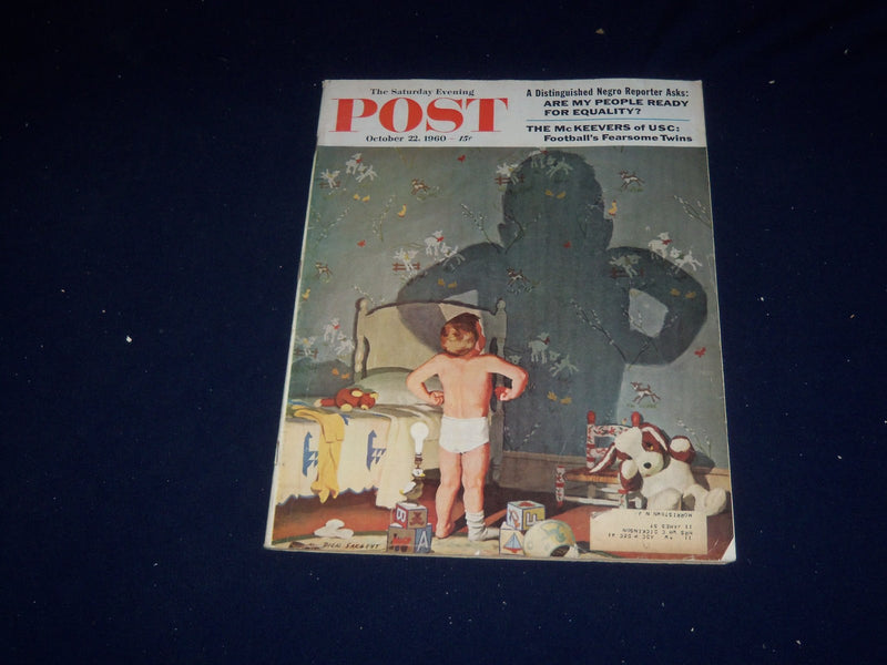 1960 OCTOBER 22 THE SATURDAY EVENING POST MAGAZINE - ILLUSTRATED COVER - SP 5741