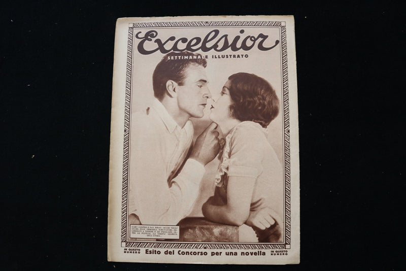 1930 APRIL 1 EXCELSIOR - ITALIAN MAGAZINE - RIA MARA GINDELE COVER - E 25311