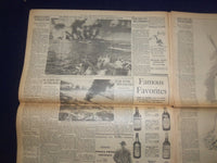 1944 SEP 25 NEW YORK TIMES - BRITISH PATROLS MEET SKY UNITS AT ARNHEM - NP 6631