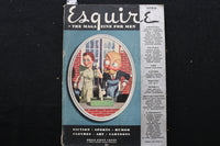 1937 APRIL ESQUIRE MAGAZINE - GEORGE PETTY ILLUSTRATION COVER - E 10076