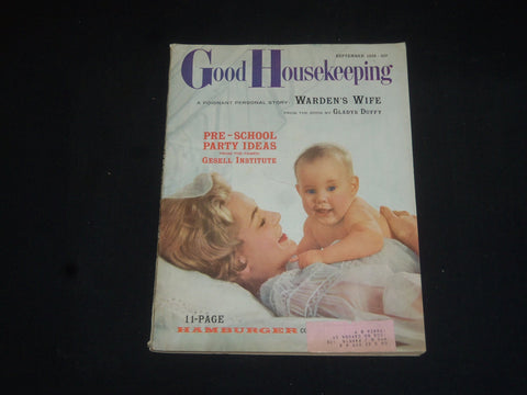 1959 SEPTEMBER GOOD HOUSEKEEPING MAGAZINE - NICE COVER, STORIES & ADS - SP 6715