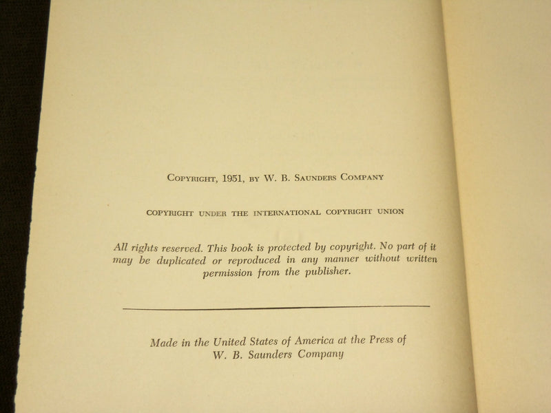 1951 PSYCHOSOMATIC GYNECOLOGY BOOK BY WILLIAM KROGER & FREED - KD 6109