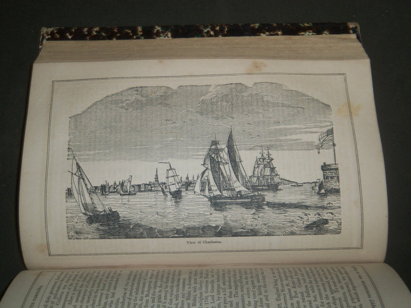 1853 A PICTORIAL DESCRIPTION OF THE UNITED STATES BOOK BY ROBERT SEARS - KD 5651