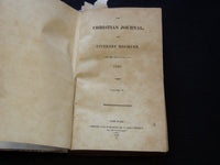 1820 THE CHRISTIAN JOURNAL AND LITERARY REGISTER VOLUME NO. 4 - KD 7670