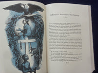 1967 THE WRITINGS OF THOMAS JEFFERSON HARDCOVER BOOK - HERITAGE PRESS - KD 8863