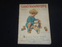 1929 MARCH GOOD HOUSEKEEPING MAGAZINE - JESSIE WILCOX SMITH COVER - SP 6718