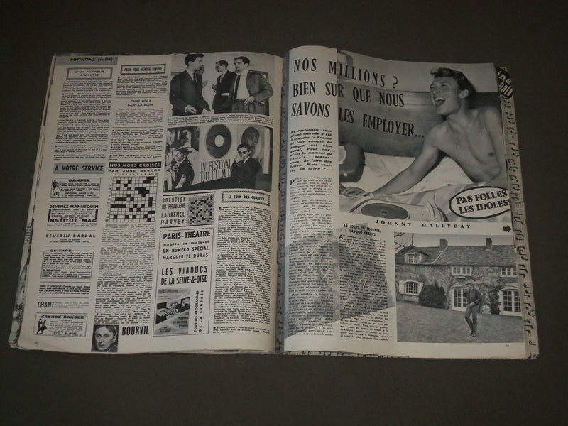 1963 SEPT 17 CINEMONDE FRENCH MAGAZINE - PERRETTE PRADIER FRONT COVER - SP 8553