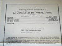 1924-1926 BOSTON OPERA HOUSE PROGRAM LOT OF 3 - GARDEN - SWARTHOUT - J 4010