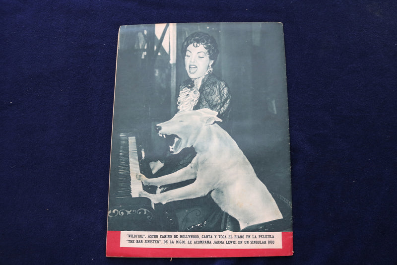 1955 AUGUST 3 MUNDIAL MAGAZINE - AVA GARDNER COVER - SPANISH - E 23866
