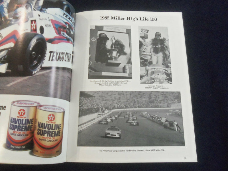 1983 OCTOBER 29 30TH ANNIVERSARY MILLER HIGH LIFE 150 RACING PROGRAM - SP 3898F