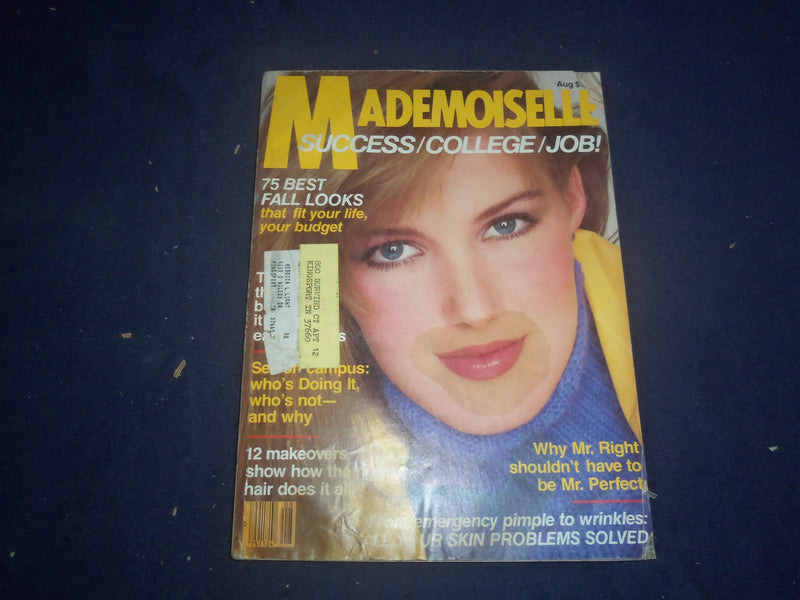 1980 AUGUST MADEMOISELLE MAGAZINE - GREAT COVER MODEL, FASHION & ADS - B 4165L