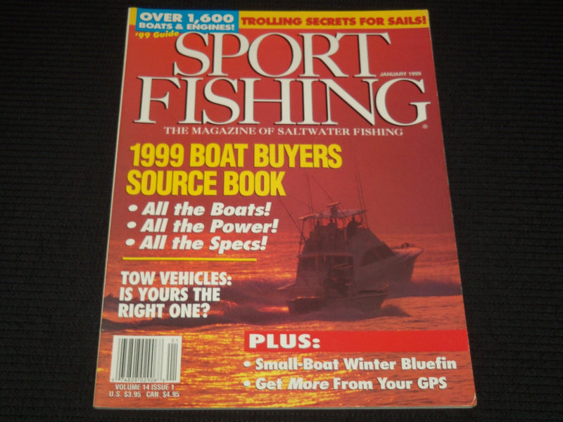 1999 JANUARY SPORT FISHING MAGAZINE - BOAT BUYERS SOURCE BOOK COVER - E 12632