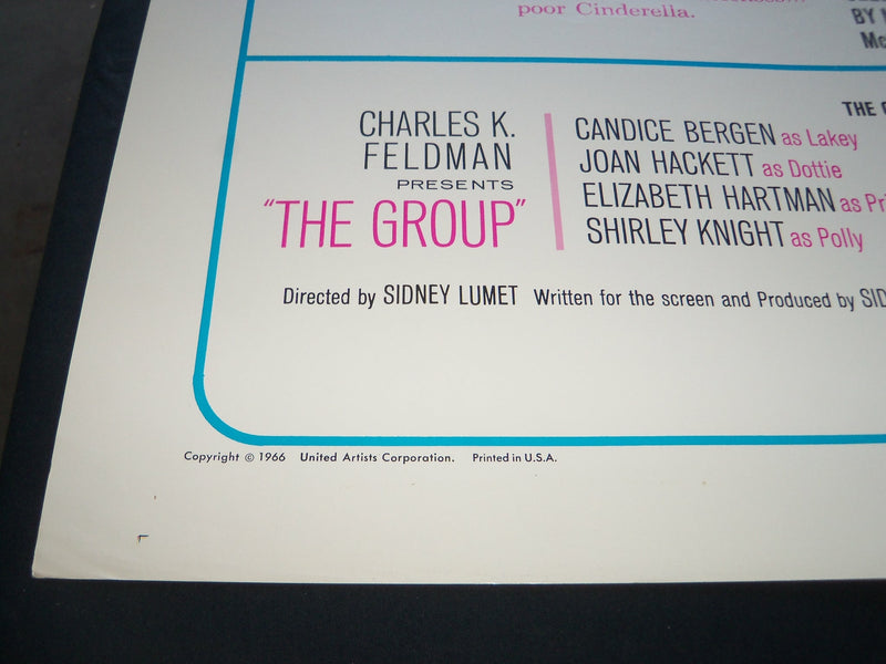 1966 THE GROUP MOVIE POSTER 41