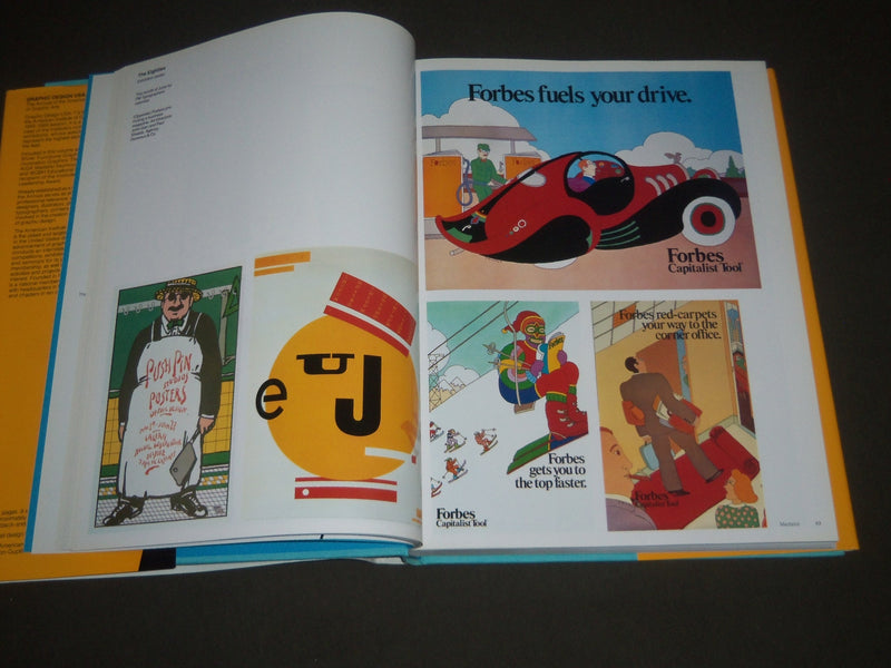 1986 GRAPHIC DESIGN USA NO. 7 HARDCOVER BOOK - GREAT PRINTS - I 580