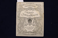 1894-1898 GRAND OPERA HOUSE PROGRAMMES - BOSTON - LOT OF 3 - K 1650