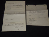 1909-1925 OFFICIAL DOCUMENTS LOT OF 10 - MASSACHUSETTS - PENNSYLVANIA - K 3387