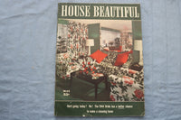 1944 MAY HOUSE BEAUTIFUL MAGAZINE - HARD GOING TODAY? COVER - E 9629