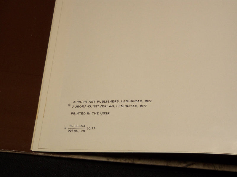 1977 SERGEI KONIONKOV BOOK W/ SLIP CASE - KRAWTSCHENKO - R 732D