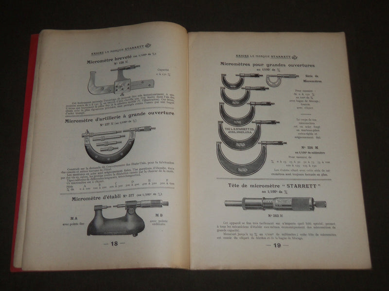 1923 DUTRUT BERNIER & DESRUES OUTILLAGE MECANIQUE FRENCH CATALOGUE - FR 351