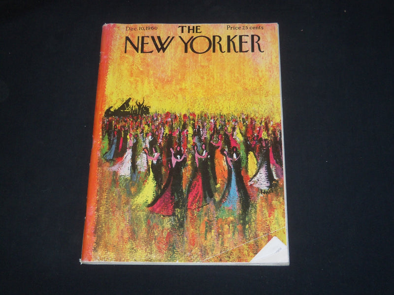 1960 DECEMBER 10 THE NEW YORKER MAGAZINE - ILLUSTRATED COVER - NY 747