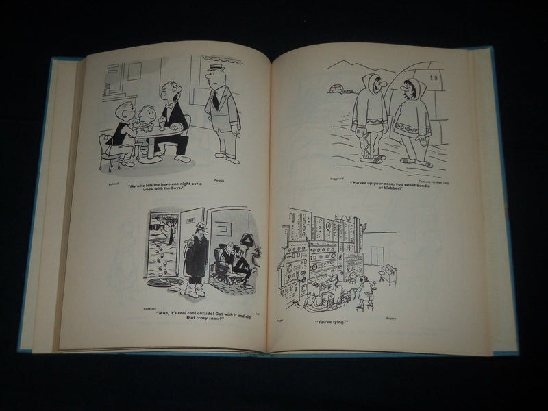 1959 BEST CARTOONS OF THE YEAR HARDCOVER BOOK BY LAWRENCE LARIAR -KD 5387