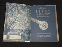 1938 DELICIOUS FOODS IN TIN AND GLASS BOOK - SANTA FE SYSTEM LINES - J 7289
