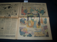 1937 JANUARY 3 SAN FRANCISCO CHRONICLE SUNDAY MAGAZINE SECTIONS -COMICS- NP 3706
