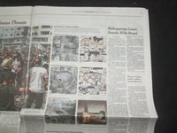 2023 OCTOBER 10 NEW YORK TIMES - ISRAEL ORDERS SIEGE; HAMAS ISSUES THREATS