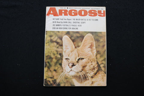 1966 NOVEMBER ARGOSY MAGAZINE - VIETNAM FRONT-LINE REPORT COVER - SP 4178R