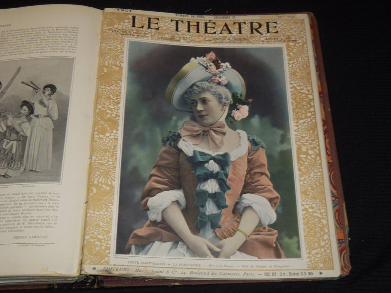 1901 JULY-DECEMBER LE THEATRE MAGAZINE BOUND VOLUME - 12 ISSUES - KD 2657F