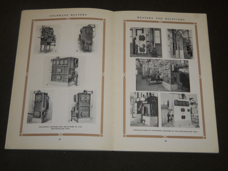 1916 COCHRANE HEATERS FOR STEAM POWER PLANTS CATALOG #710 - PHILADELPHIA- J 5222