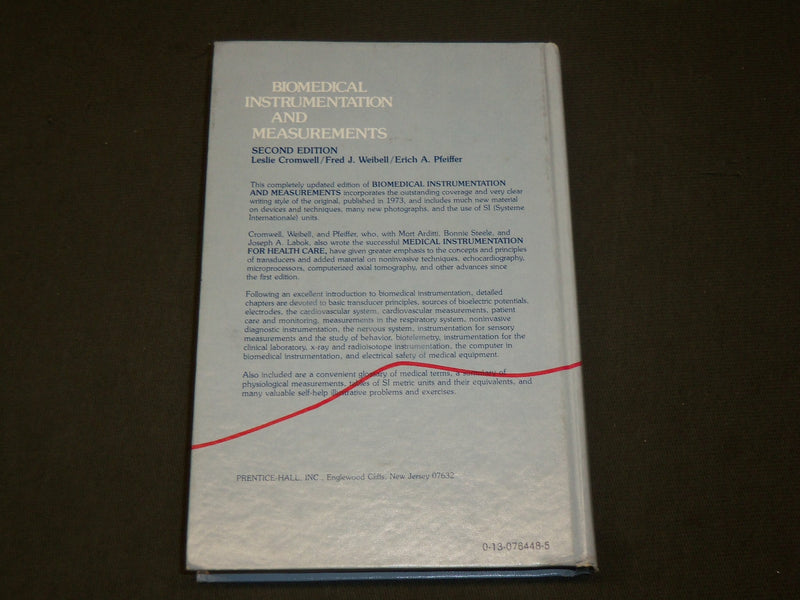 1980 BIOMEDICAL INSTRUMENTATION AND MEASUREMENTS BOOK - KD 6193