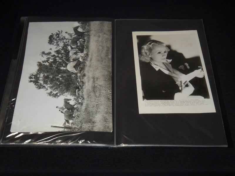 ALBUM OF PRESS PHOTOS - 24 DOUBLE SIDED PAGES - 48 PHOTOS - #176