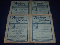 1904 THE ACADEMY WEEKLY REVIEW OF LITERATURE LOT OF 22 ISSUES - LONDON - O 2230