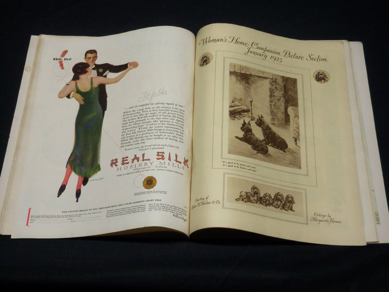 1925 JANUARY WOMAN'S HOME COMPANION MAGAZINE - BEAUTIFUL FRONT COVER - F 567X