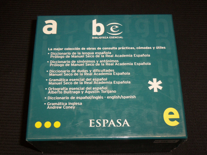 2001 DICCIONARIO BOOK SET OF 7 - BIBLIOTECA ESENCIAL - MANUEL SECO - KD 5674