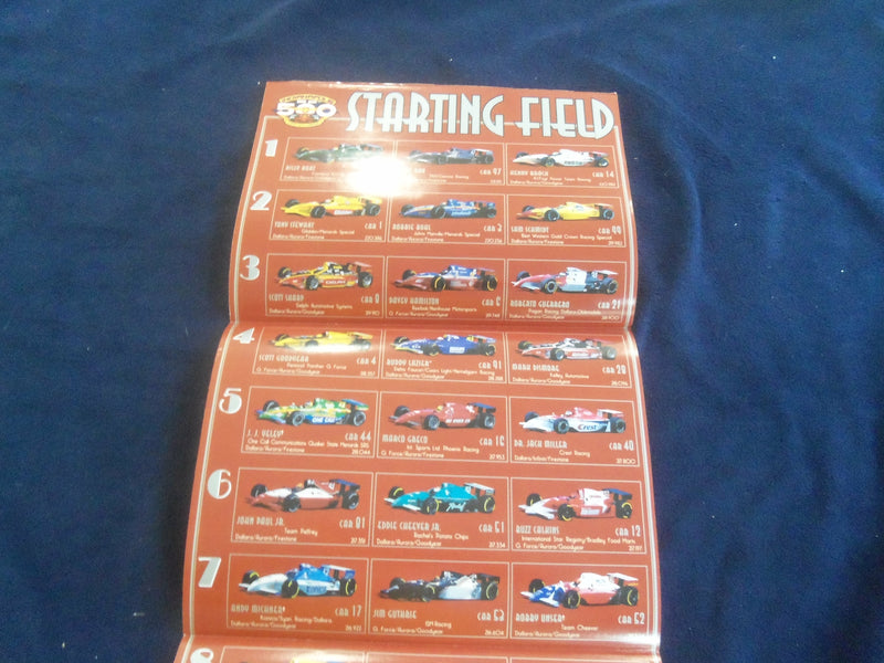1998 MAY 24 82ND INDIANAPOLIS 500 RACING PROGRAM - GREAT PHOTOS - SP 6599I