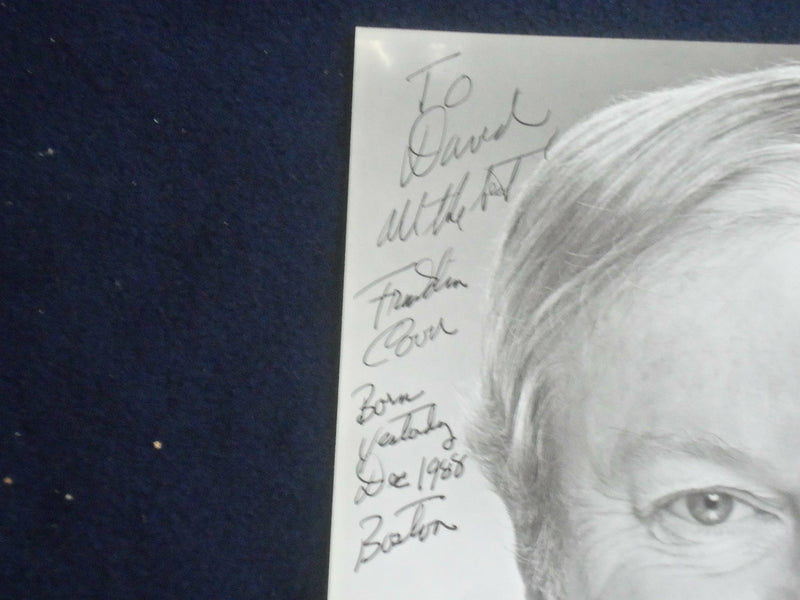 FRANKLIN COVER 8X10 AUTOGRAPHED PHOTOGRAPH