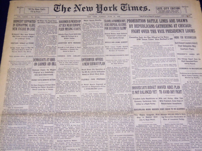 1932 JUNE 12 NEW YORK TIMES - ALFRED SLOAN ASKS REPEAL - NT 4025