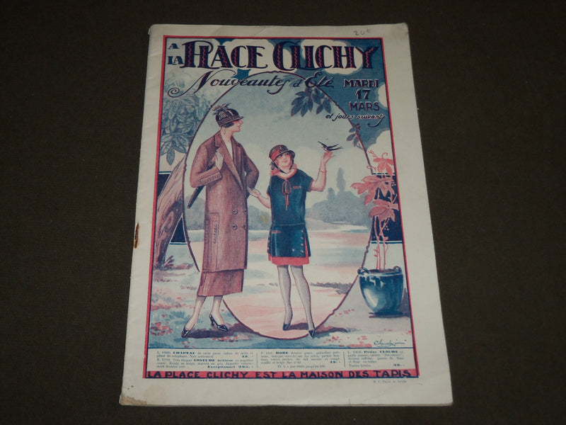 1920'S MARCH 17 A LA PLACE CLICHY NOUVEAUTE D ETE FRENCH CATALOGUE - FR 1066