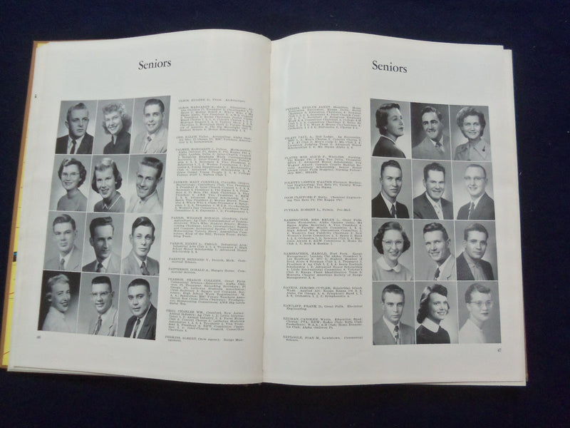 1956 MONTANAN MONTANA STATE UNIVERSITY YEARBOOK - BOZEMAN, MONTANA - YB 3098